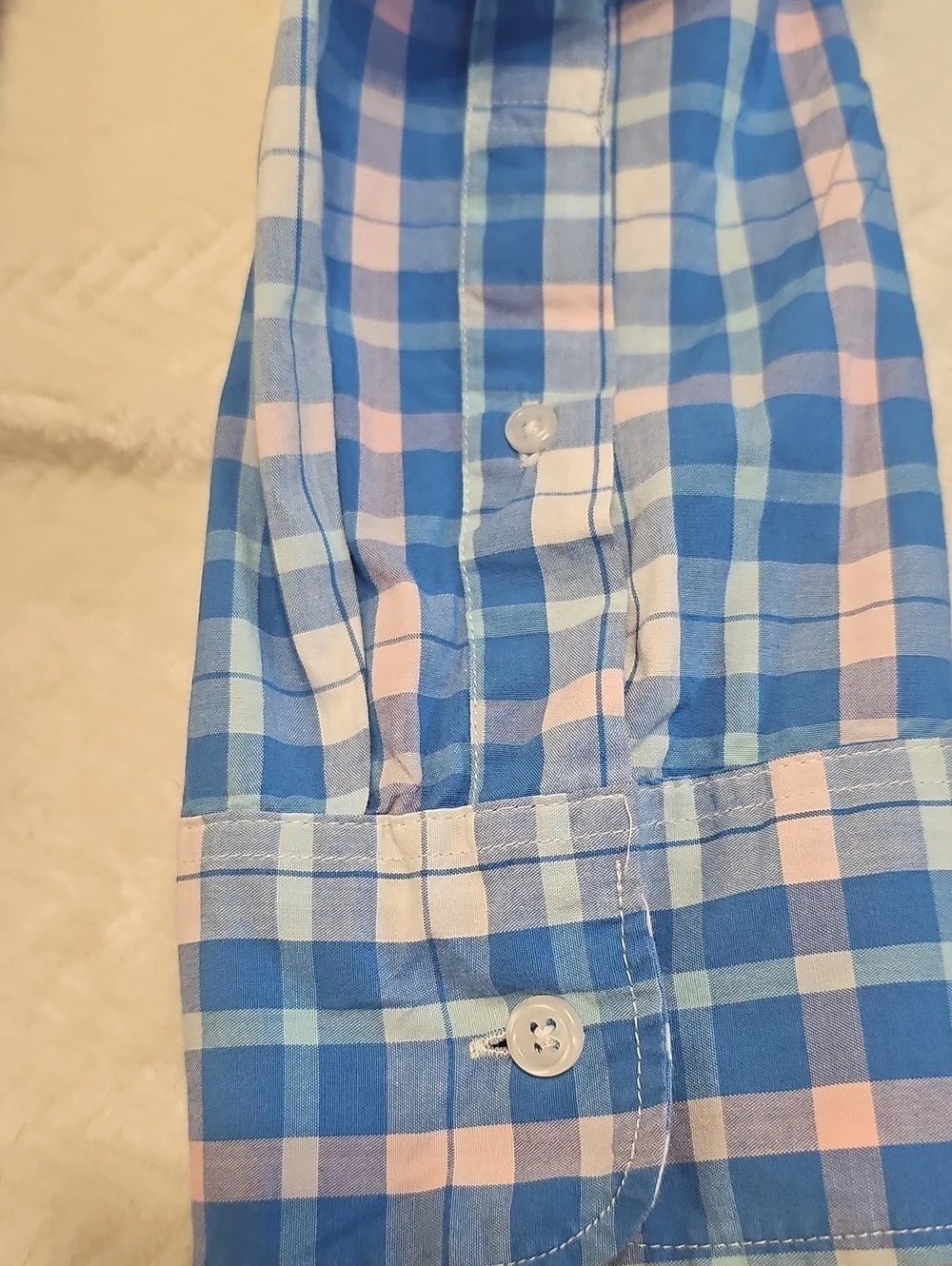 J.Crew Blue Plaid Button-Up Shirt